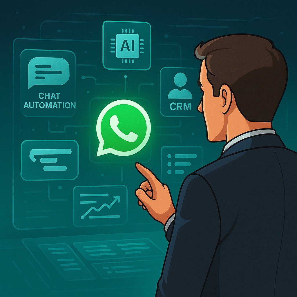 🧠 Como Usar IA para Automatizar Vendas no WhatsApp (Guia Completo 2025) 3 crm whatsapp ia relatorios