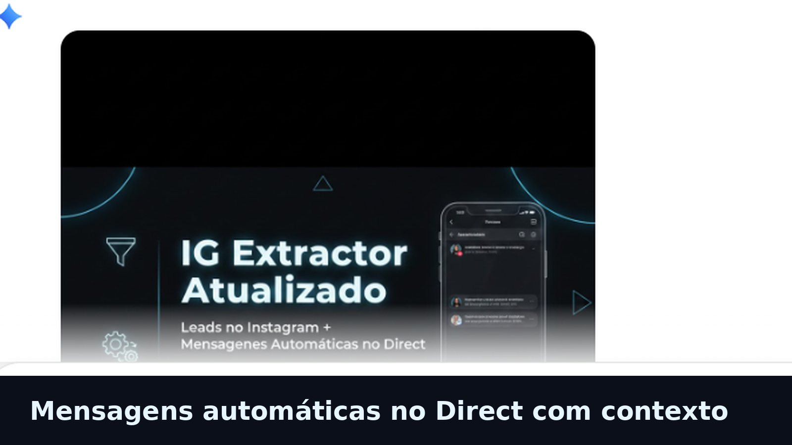 Instagram Extractor Atualizado 2026: Como Gerar Leads e Vender no Automático 3 Mensagens automáticas no Direct com contexto