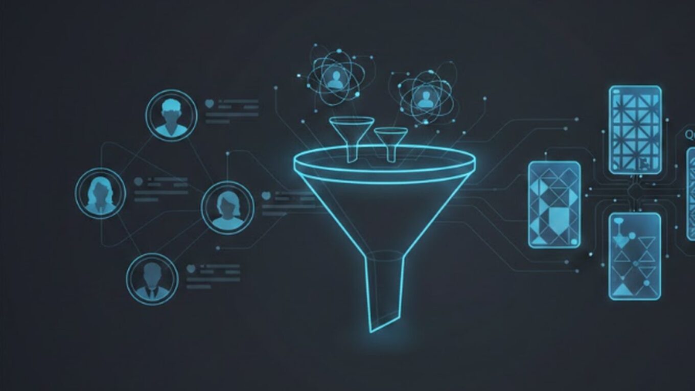 Extração de leads de concorrentes no Instagram com filtro de qualidade e funil de segmentação