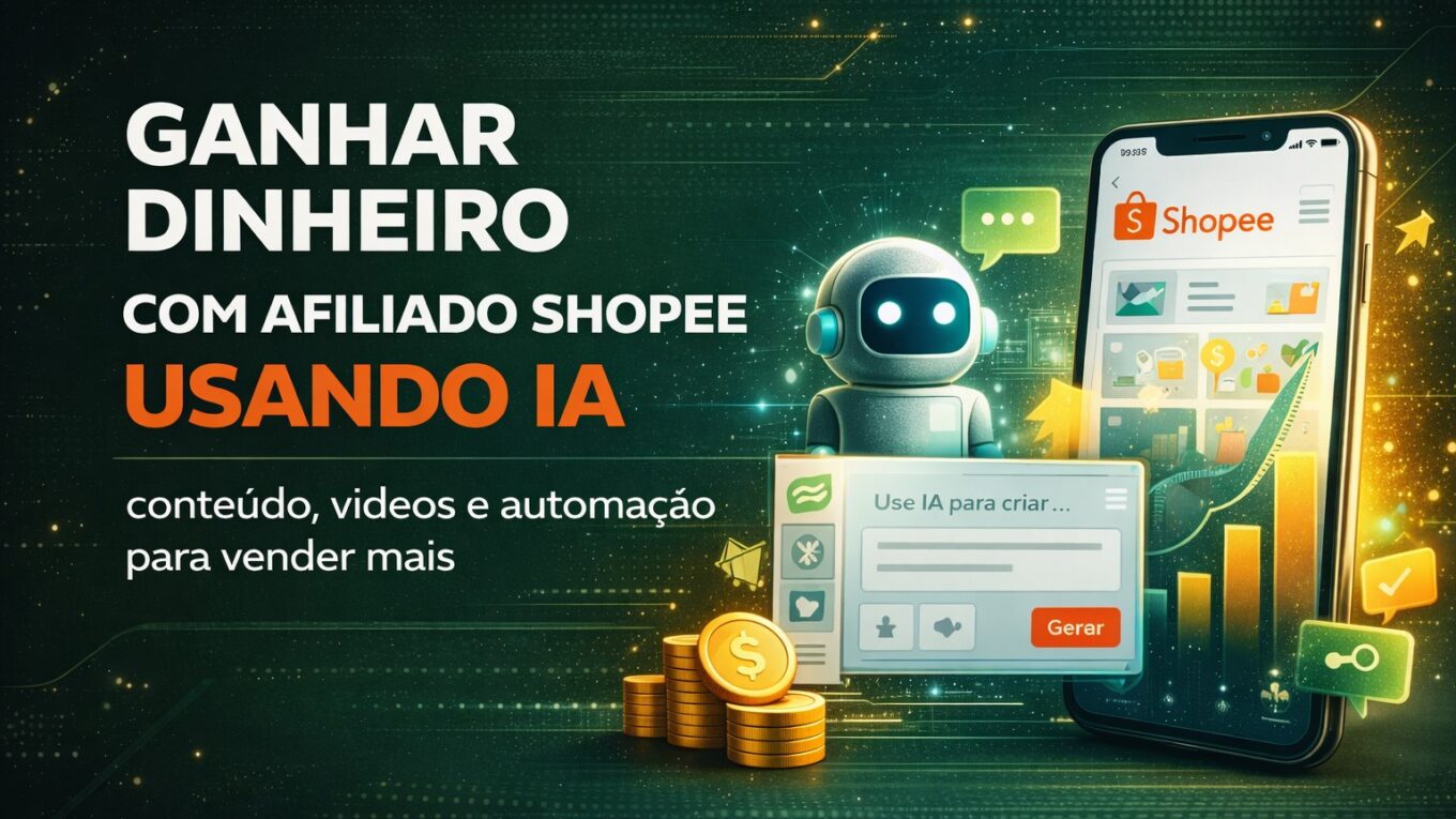como ganhar dinheiro sendo afiliado shopee com ia