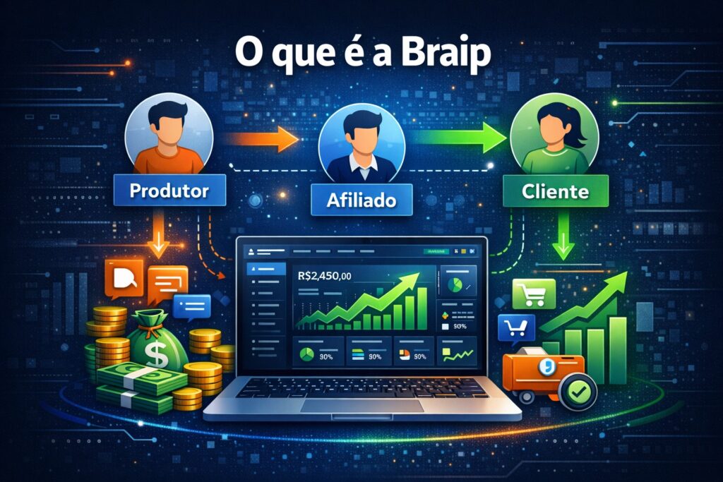 Braip: o que é, como funciona e como ganhar dinheiro como afiliado em 2026 3 o que e braip como funciona 1