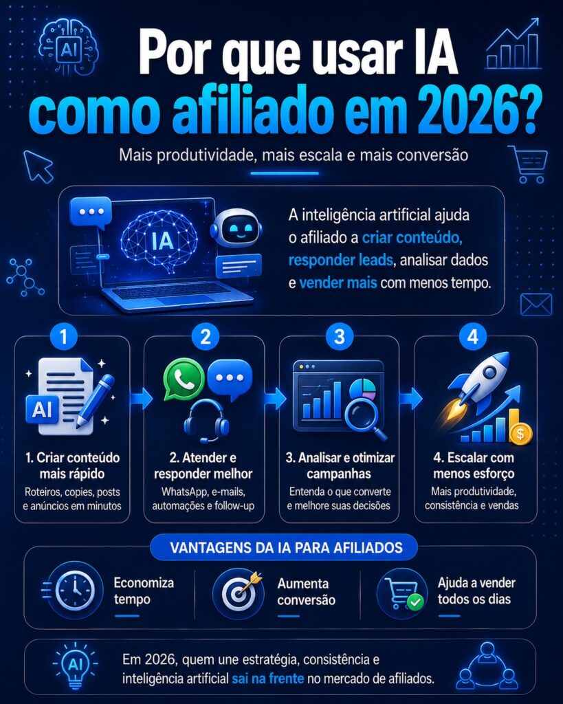 por que usar ia como afiliado em 2026