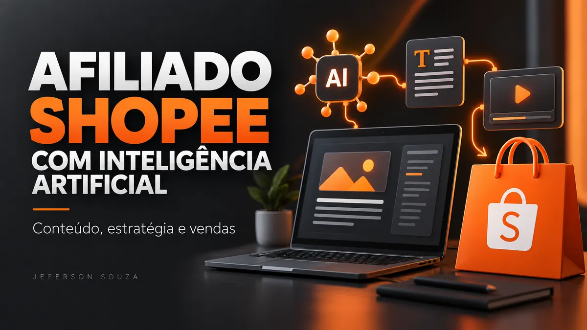 Como ganhar dinheiro sendo afiliado Shopee usando inteligência artificial
