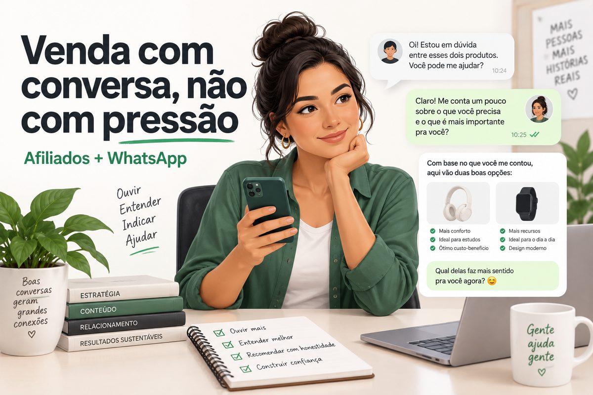 Como vender como afiliado pelo WhatsApp sem parecer insistente