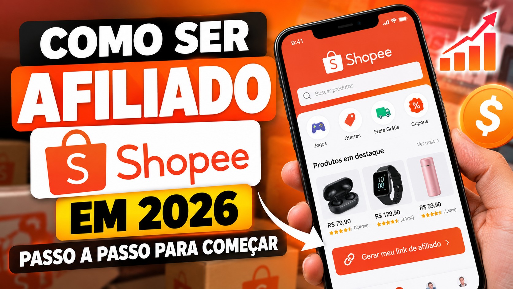 Como Ser Afiliado Shopee em 2026: Passo a Passo para Começar