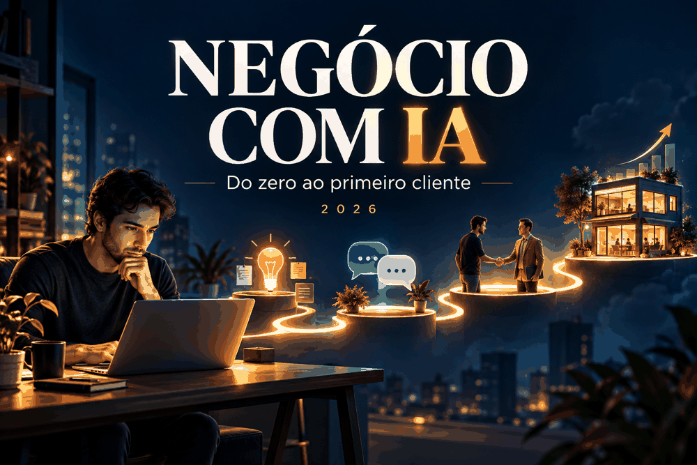 Como Criar um Negócio Vendável com Inteligência Artificial em 2026: do Zero ao Primeiro Cliente